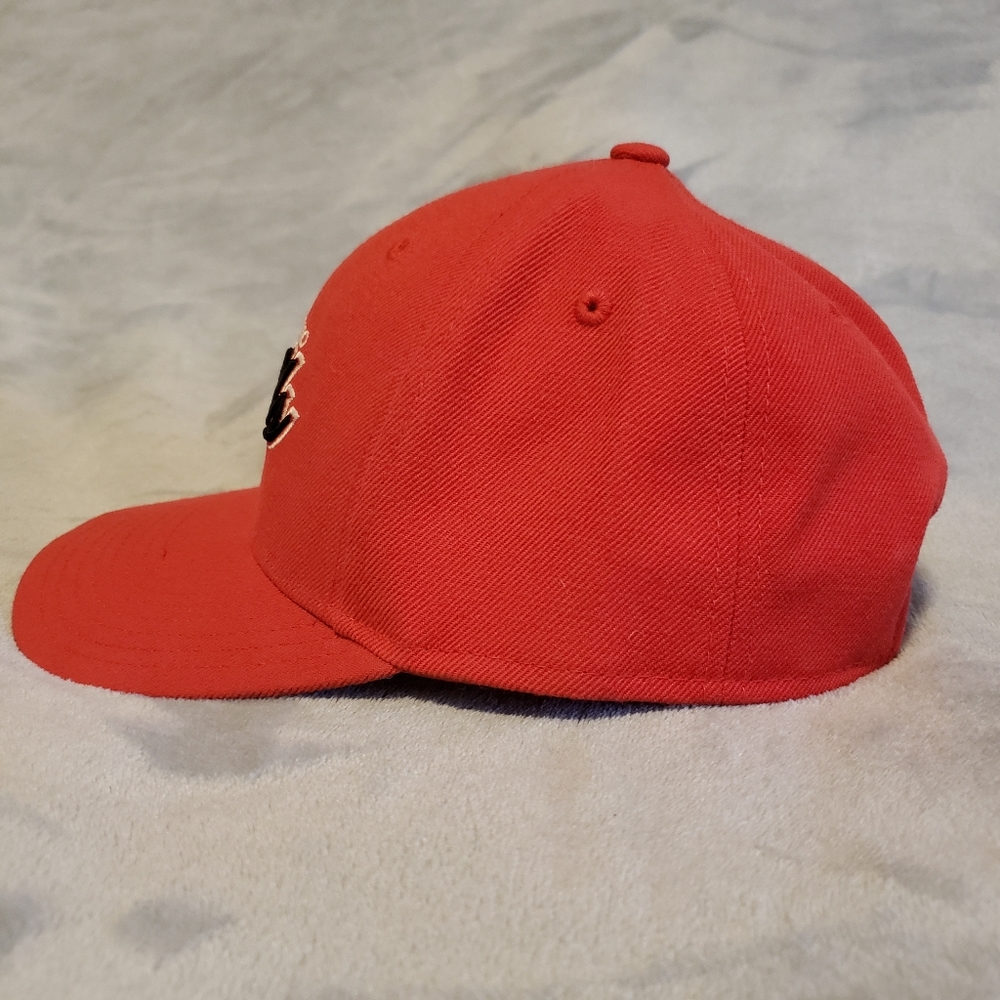 Adidas Chicago Bulls NBA Structured Adjustable Red Snapback Cap 100% Cotton - Picture 10 of 16